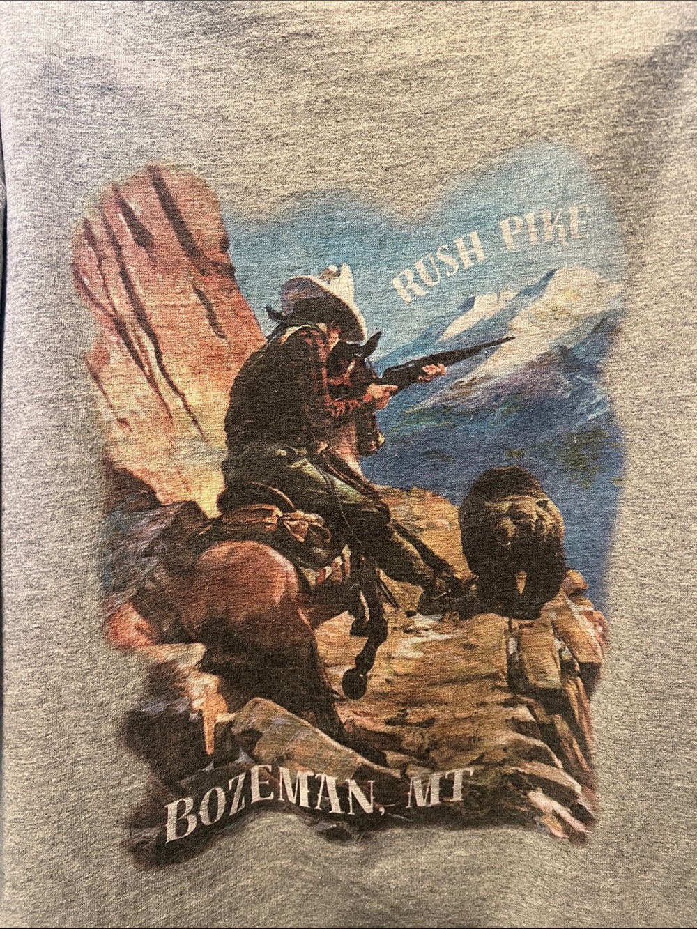 Carhartt Pi kappa alpha Pocket Tee Bozeman Montana cowboy western rodeo print
